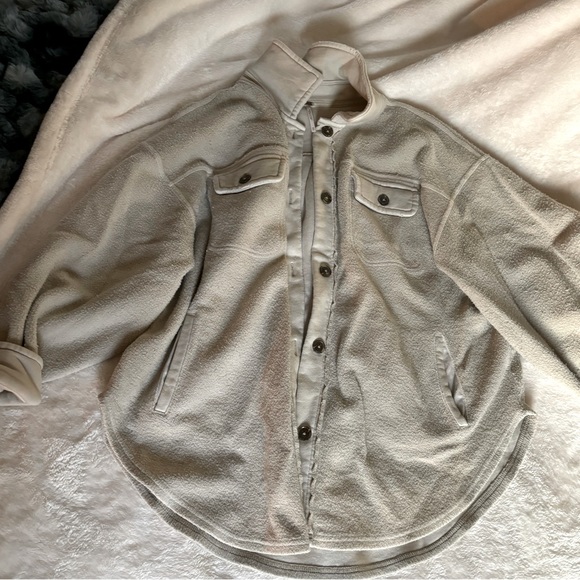 Free People Ruby jacket color stone, size XS - Picture 2 of 6